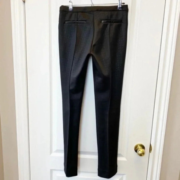 Ricki’s Black Slim Straight Leg Pant Cigarette Trousers Ponte Stretch Size 2 - Picture 4 of 15